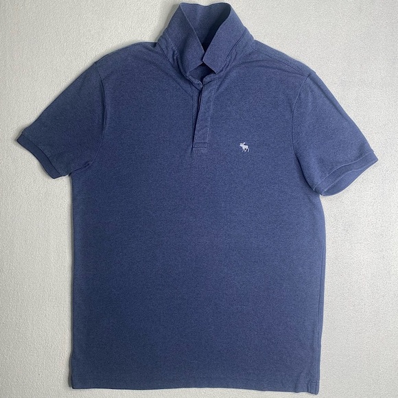 Abercrombie & Fitch Men’s Classic Stretch Vintage Y2K SS Polo Shirt Size (L) - Picture 2 of 13
